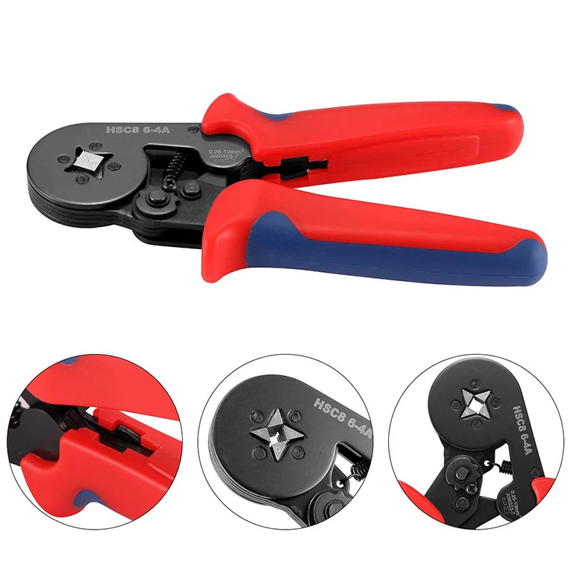High Quality Stainless Steel Cable Crimper Ferrule Crimping Tool Hsc8 64a Terminal Crimping