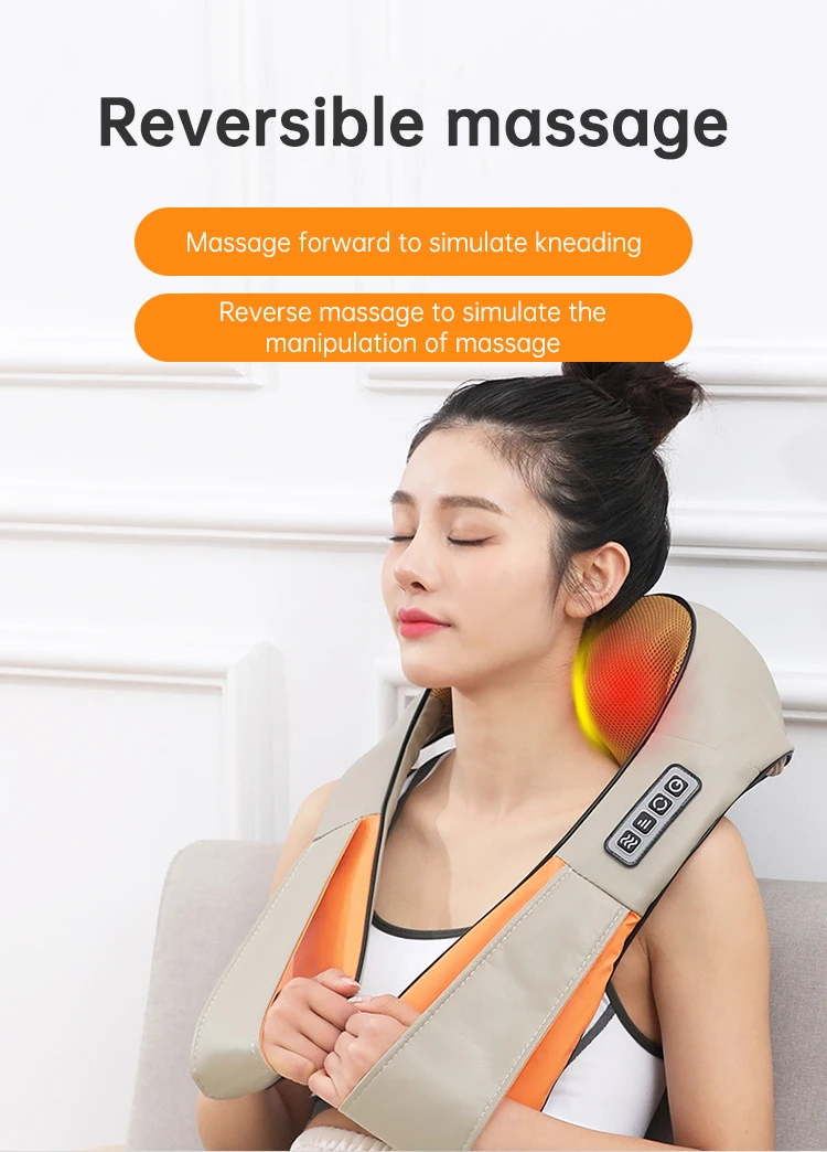 Hot Selling Electric Shiatsu Kneading Massage Shawl Neck Massager ...