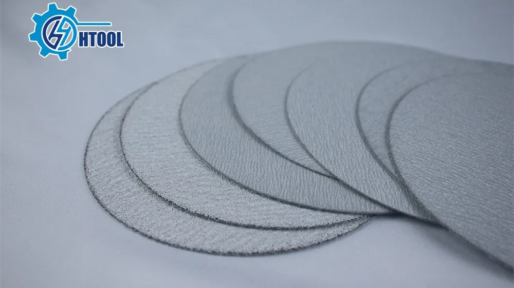 Selfadhesive Abrasive Sandpaper Aluminum Oxide Resin Fiber Hook And