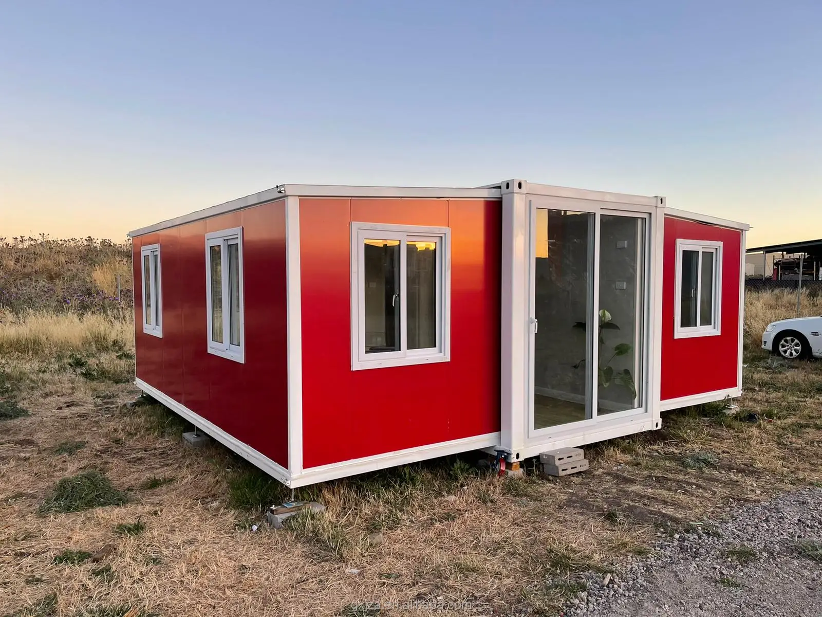 Modern Casa Modular Prefab Extendable Foldable Container Tiny Homes Mobile Living Office Camping