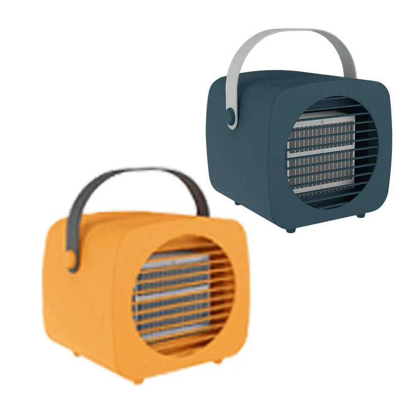 Portable Small Desktop Table Quiet Mini Air Cooler Fan Water Mist Fan With 3 Modes Air Cooling Conditioner Fan_voghion.com