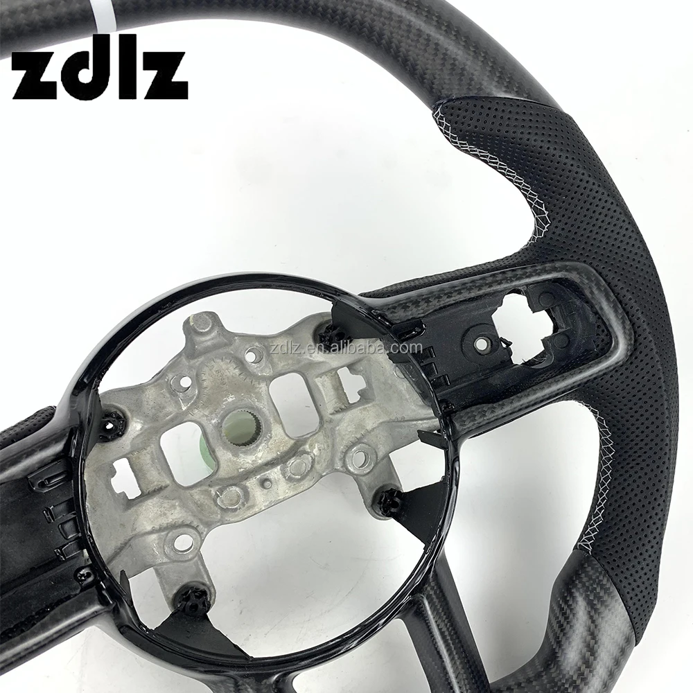 For JEEP Wrangler JL Gladiator 2018 2019 2020 2021 2022 2023 Car Steering Wheel Custom Matte Carbon Fiber Steering Wheel