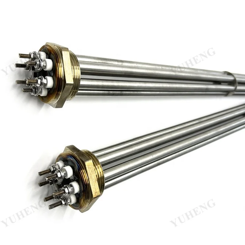 Tubular Electric Heater For Solar Systems DN25 Immersion Heating ...