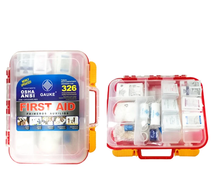 Manufacturer Ansi Medic First Aid Kit Dual Layer Wall Mountable Medical