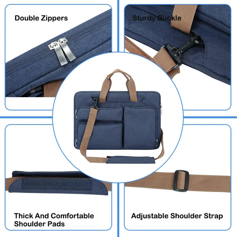 Wholesale 15.6'' Business Trip Laptop Bag Large Computer Laptop