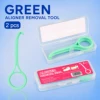 2 pièces dans une boîte en plastique - Vert