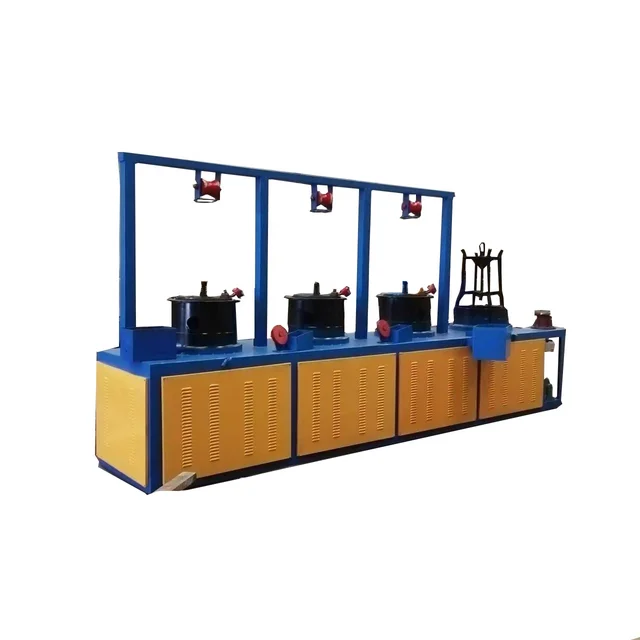 fully automatic 550 pulley straight line steel iron wire rod drawing machine price