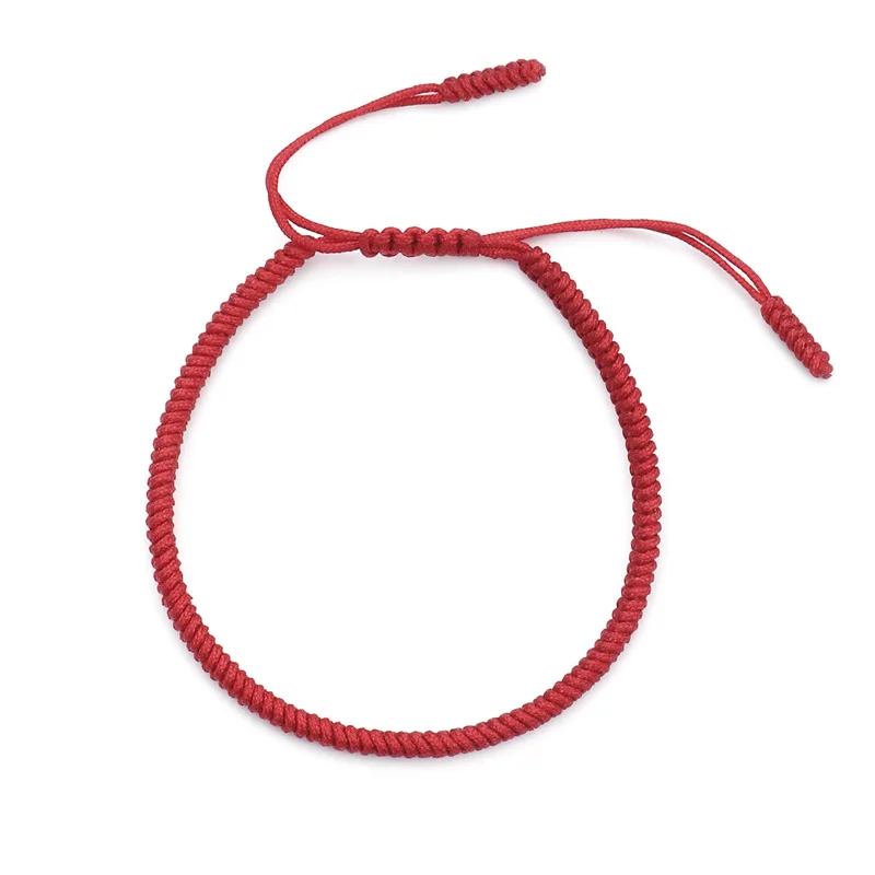 Handmade Dorje Knot Protection Bracelet Talisman Red String Bracelets Gifts for Women and Men Yoga Chakra