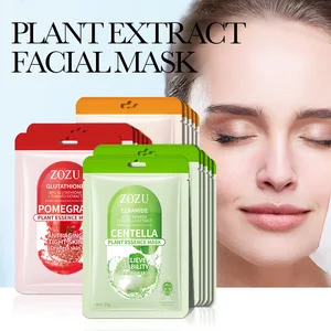 OEM ZOZU Centella Private Label Whitening Moisturizing Tender Smooth Skin Care Hydrating Nourishing Facial Mask