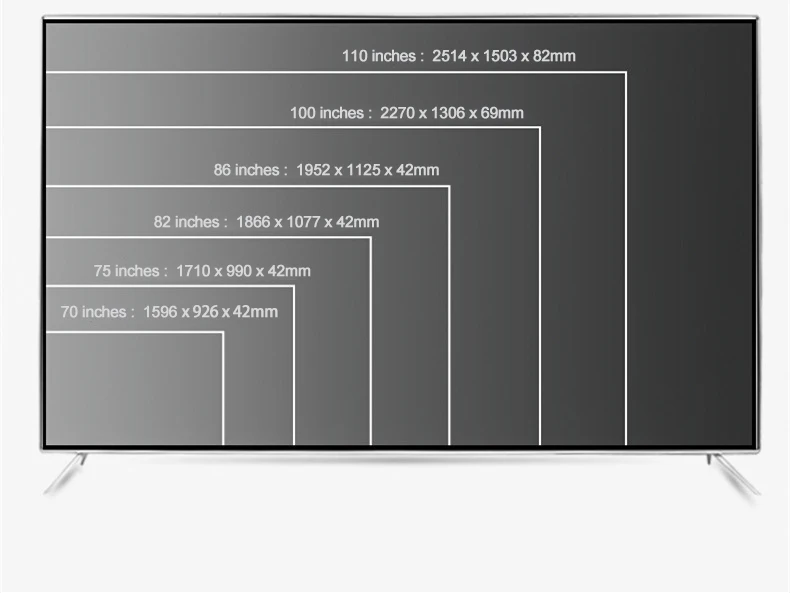 Cheapest Second Hand Smart Full Color Hd 55 Inch 75 Inch 32 Inch Led Tv