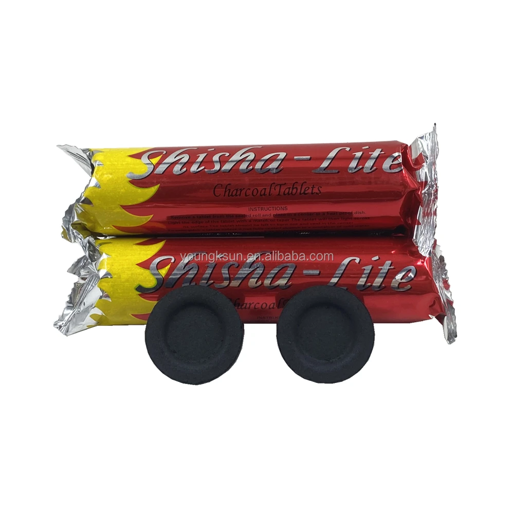 YKS Libya Big Yellow Box Customized Smokeless Instant Shisha Coal Hookah Charcoal
