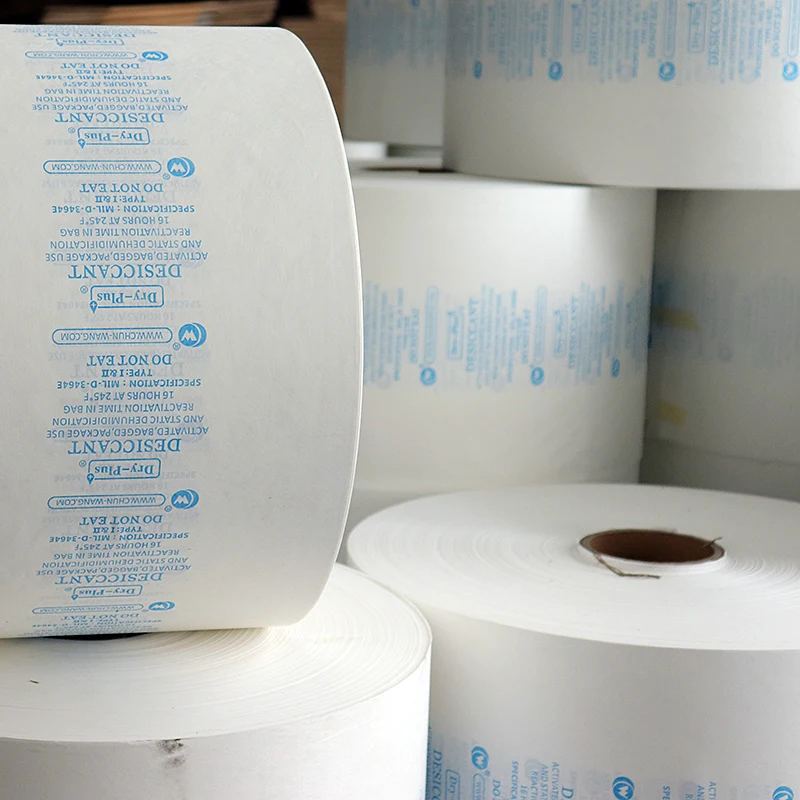 Factory Price Tymek Paper for Desiccant Packing Desiccant Paper Rolls