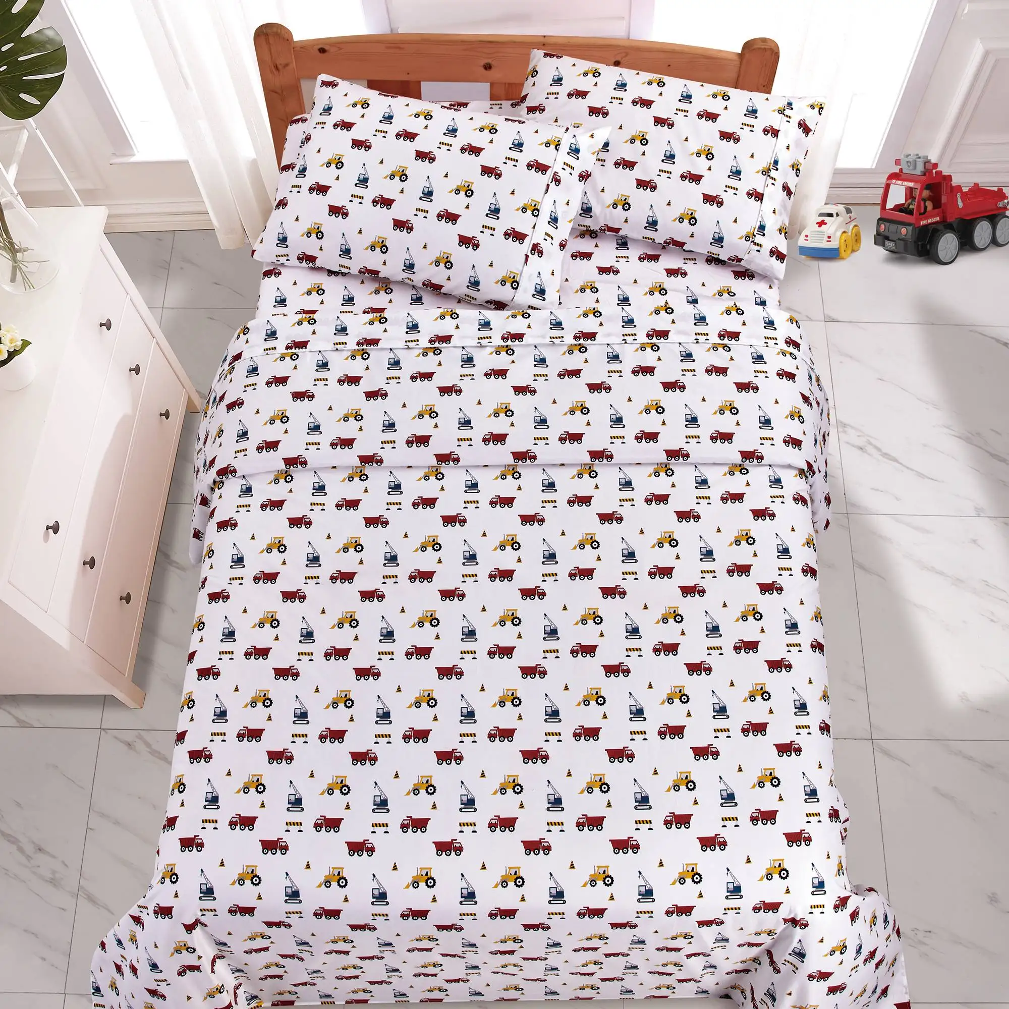 Wholesale Aoyatex Kids 4 Piece Microfiber New Design Bed Sheet Set factory