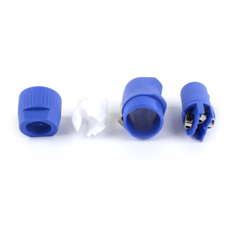 Factory Sale1Set NAC3FCA NAC3FCB Stage Light LED Speakon Power Con Connectors 3 Pins 20A 250V Power Audio Male Plugs Connectors