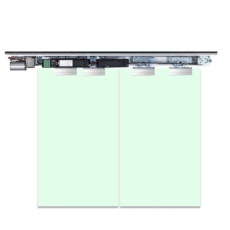 Europe Type Doortec Automatic Commercial Glass Sliding Sensor Door Mechanism Modern Design Style for Mall Use