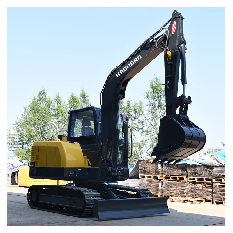 New 6 Ton 8 Ton Operating Weight Mini Digger Excav Mini Crawler Excavator Earth-moving Machinery Mini Excavator for Sale