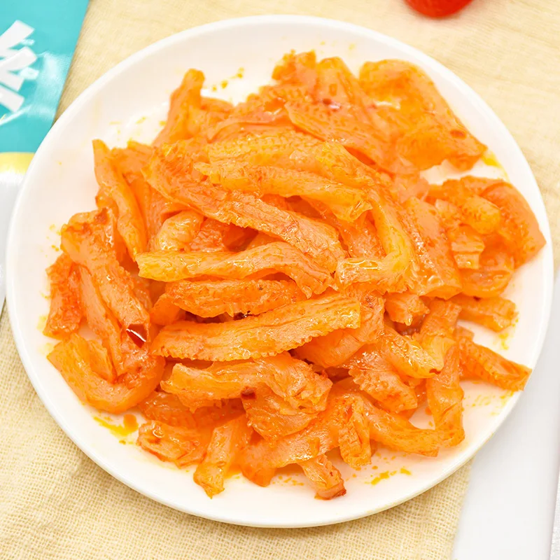 Yanjin Shop Zi Konjac Crisp Chips Net Red Spicy Snacks Fried Processed Chips in Bag Packaging