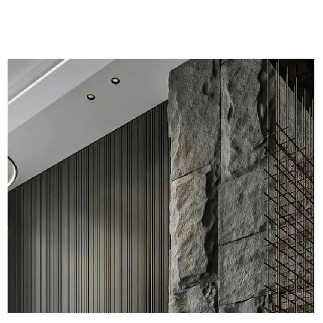 Luxury flexible FA KE stone wall panel The exterior wall of the building is decorated with soft PU stone wall panel