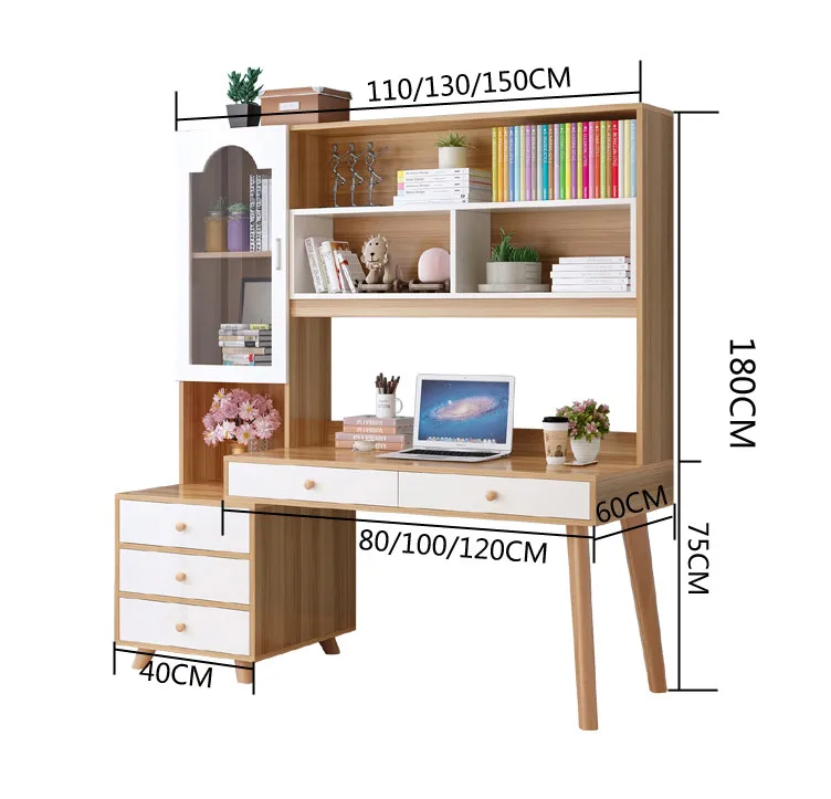 Cheap Wall Mounted Study Table Modern Adjustable Gaming Computer