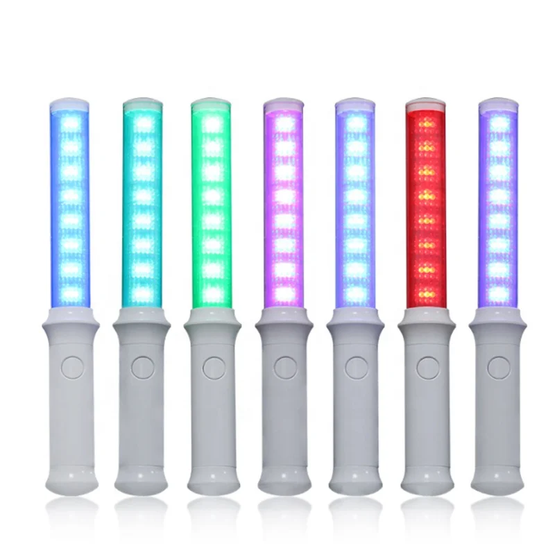 New Led Wand Remote Controlled Led Glow Stick for Concert Multi Color Led Flashing Light Baton for Night Club Bar  Event  Party