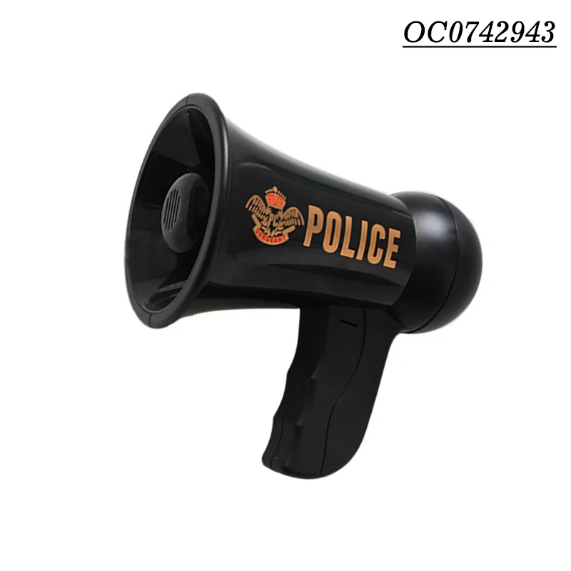 New Arrival Interesting Megaphone Police Plastic Small Horn Toy for Kids