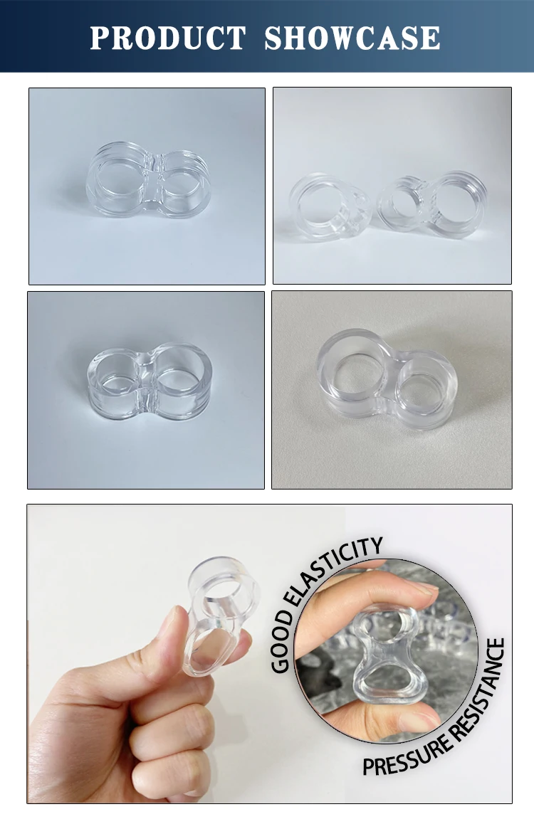 Handle Buffer Silicone Door Stopper Transparent Silica Gel Door Handle Buffer Wall ...