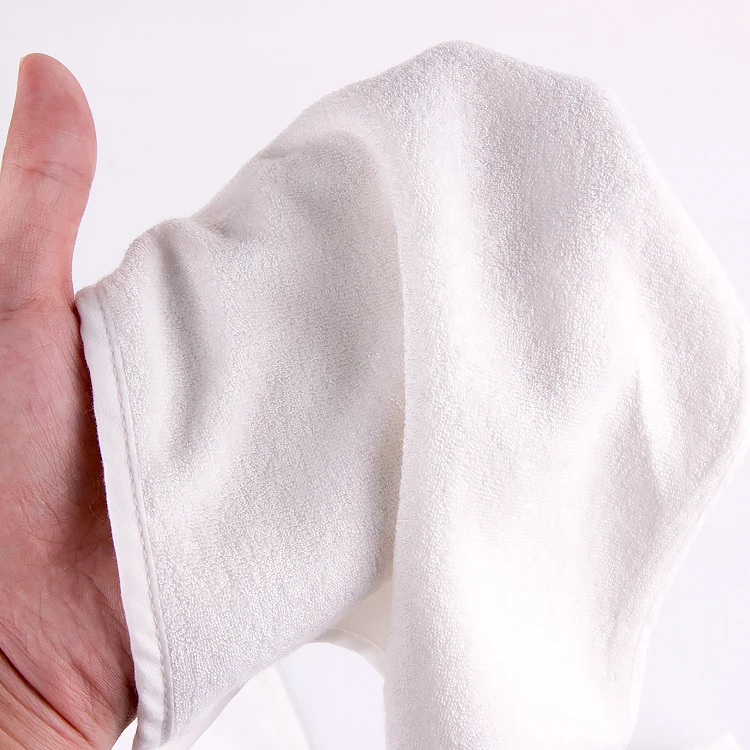 Factory Price  Customized Eco-Friendly Square Private Label Soft Small Bamboo Terry Cotton Face Towel Makeup Remover Towels