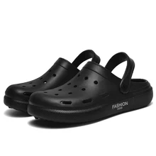 Wear-resistant 2023 Men  Sandals Beach Clogs Slide Slippers Garden Shoes Non-slip Eva clogs men  Clogs Shoes