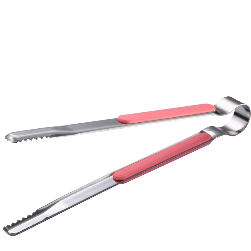 Pince De Cuisine En Acier Inoxydable - 25 Cm, Poignée Antidérapante Pour Barbecue, Pâtisserie Et Service