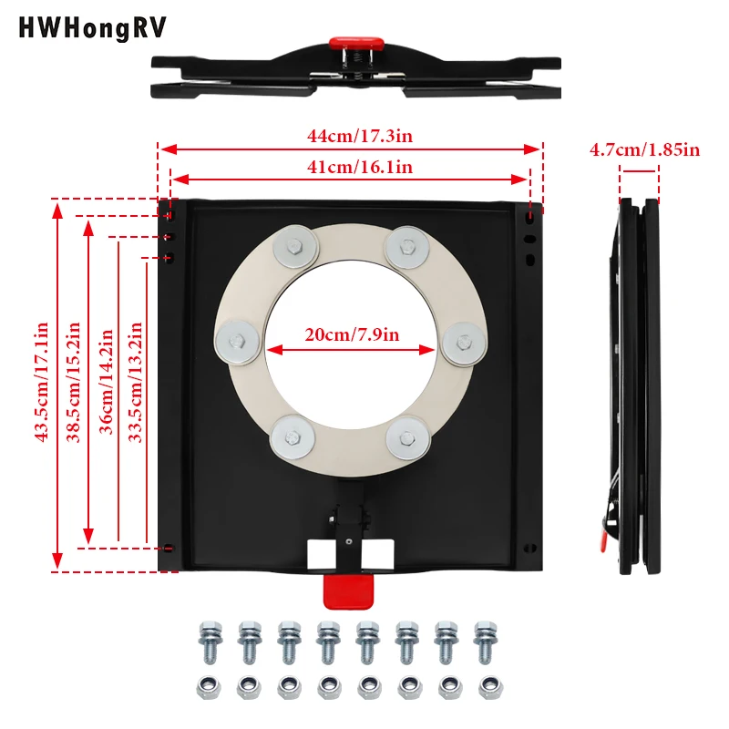 camping seat swivel base