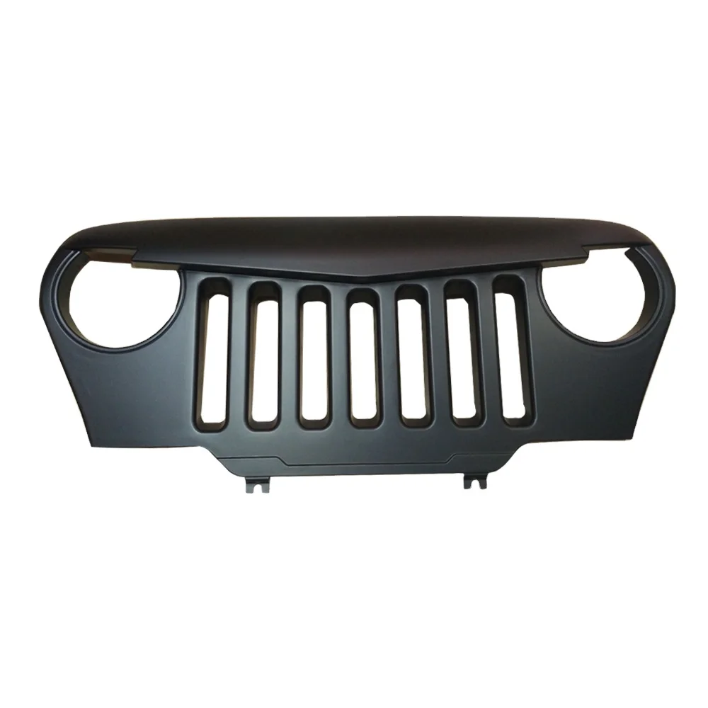 J187 Tj Grill Black Abs Front Grill For Jeep For Wrangler Tj 97-06 Car  Accessories - Buy Car Accessories,Car Parts,Car Grill Product on 