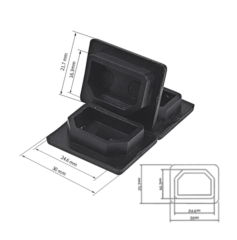 Waterproof Dust Cover for Ac Power C14 Socket Iec Socket Charger