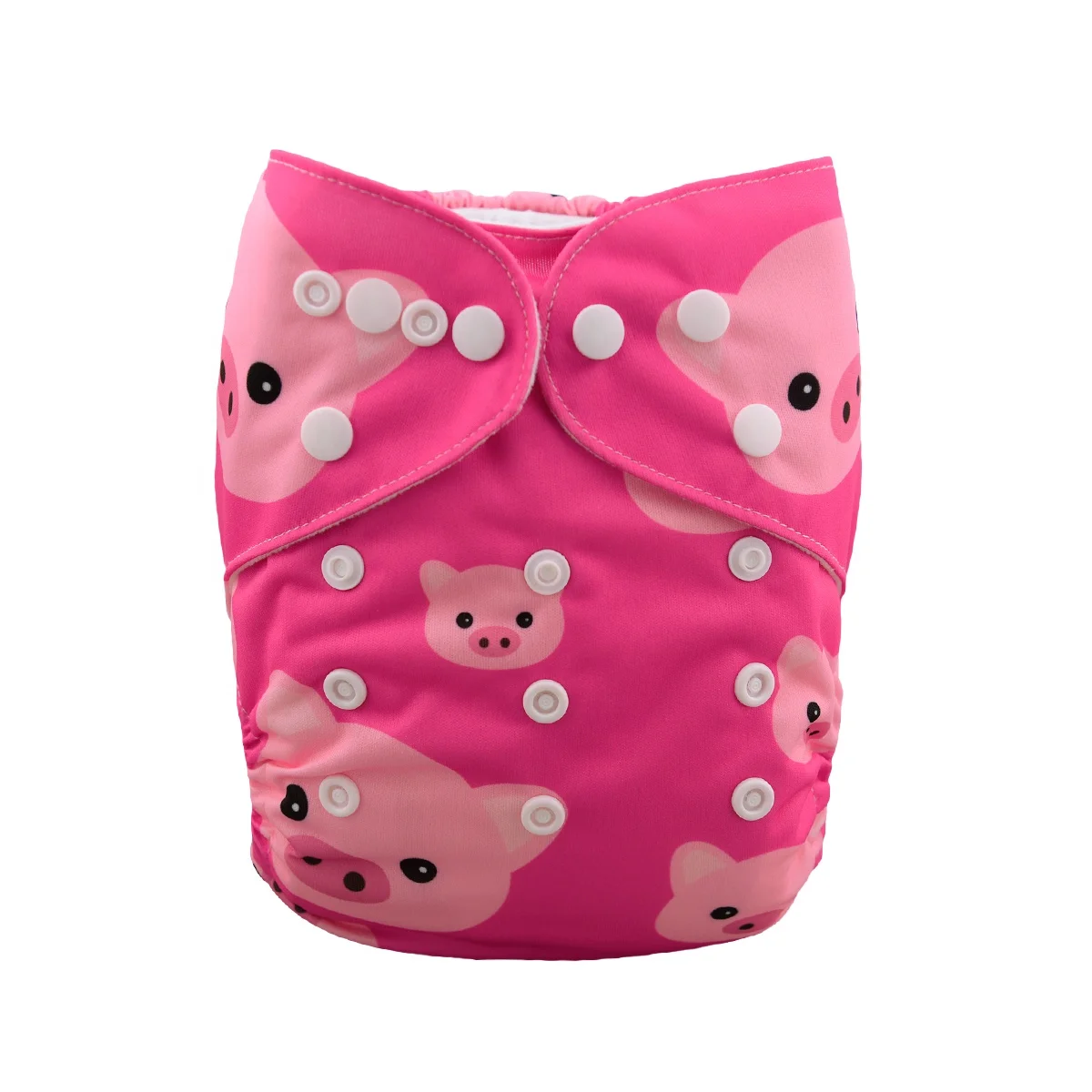 ALVABABY Pig Print Cloth Diapers Baby Eco-friendly Pocket Diaper Reusable Cloth Nappy for Baby Wholesale Diapers Fashion Design
