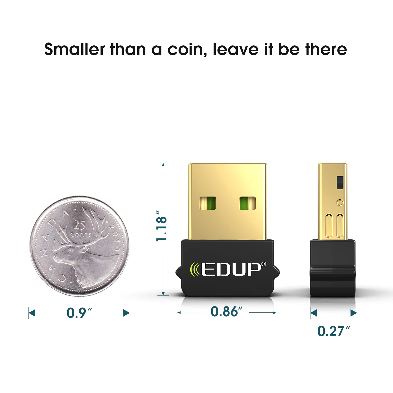Edup Ats2851 Mmi Bluetooth Adapter Bt5.3 Usb Adapter Transmitter Free ...