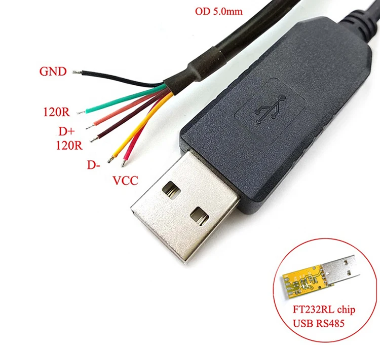 Ftdi Chip Usb To Rs485 5m Cable Ft232rl Ftdi Usb 3 M Cable Buy Ftdi Chip Usb To Rs485 5m Cable