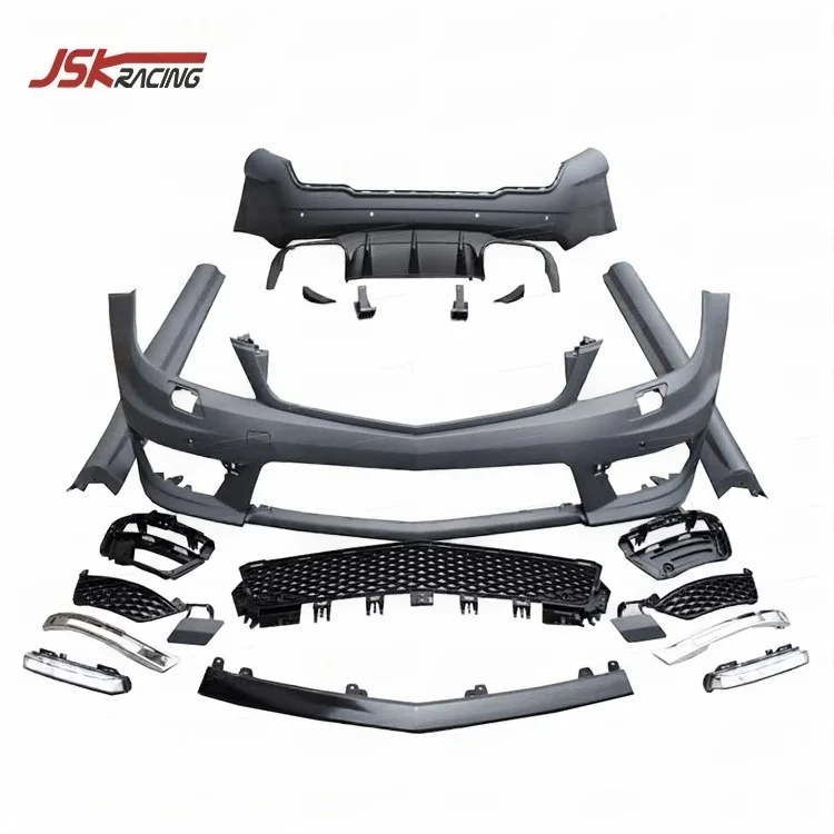 C63 AMG Style PP Body Kits For 2011-2013 Mercedes Benz W204 C180 C200 C250