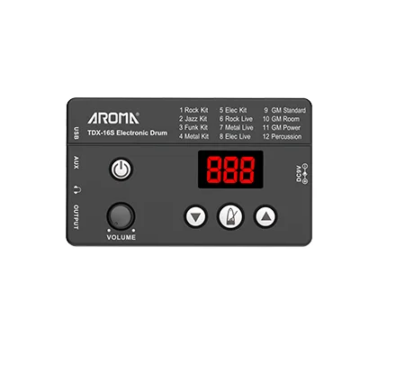 TDX-16S Aroma Electric Drum Kit - 5 Drums & 3 Cymbals
