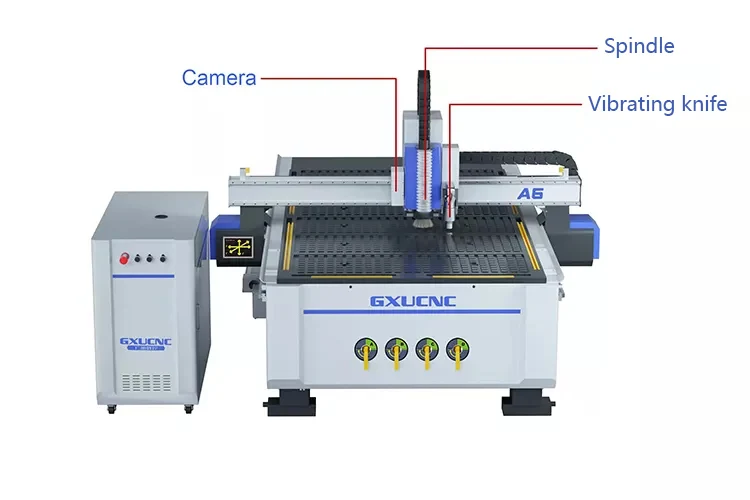 Visual Positioning 1325 Cnc Router Leather Engraving Machine For Cutting Flexible Materials