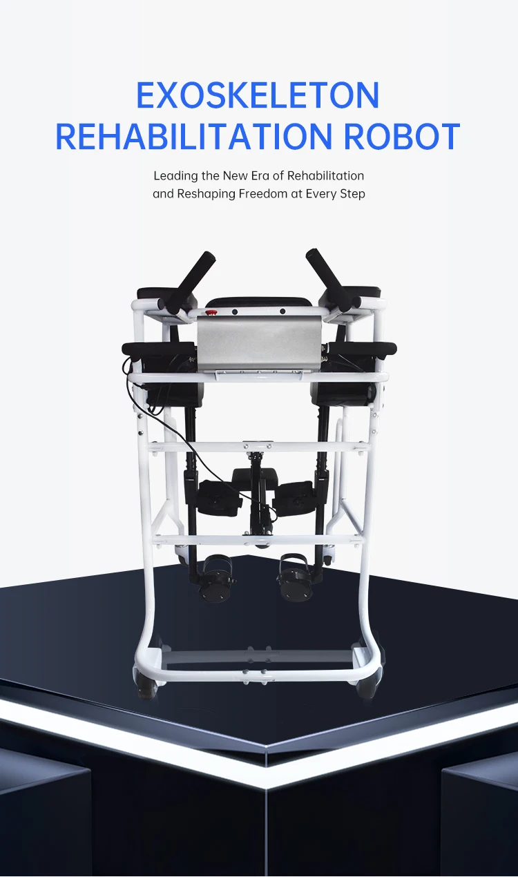 Rehabilitation Training Robot Smart Exoskeleton Gait Training Device With 4 Wheels For The Disabled Indoor Walking Rollator
