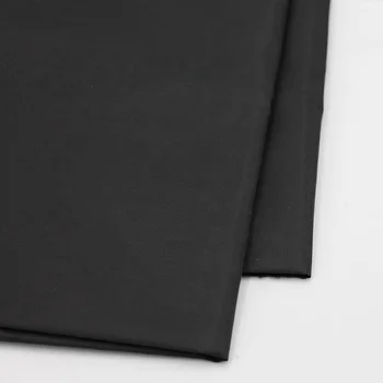 home textile High Quality 100% Polyester Black Peacock Taffeta Bag Lining Fabric