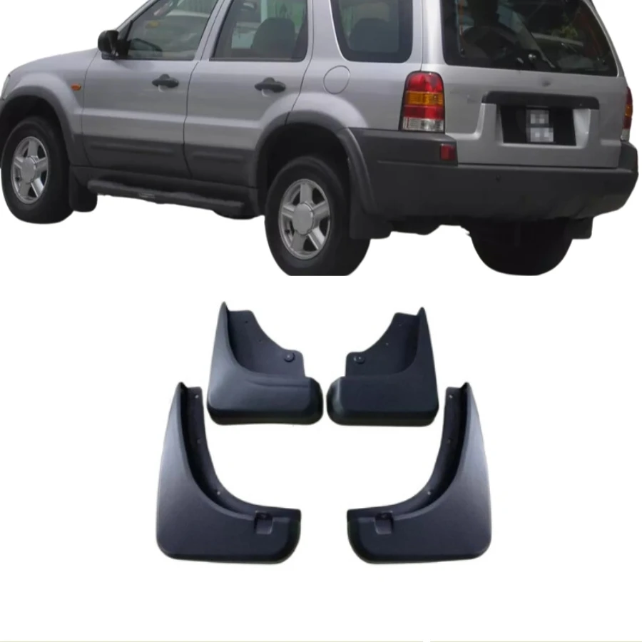 TIYPEOR Mud Flaps Splash Guard Mudguards Mudflaps for Ford Escape 2011-2012  (4 Pcs) Auto Mud Fender