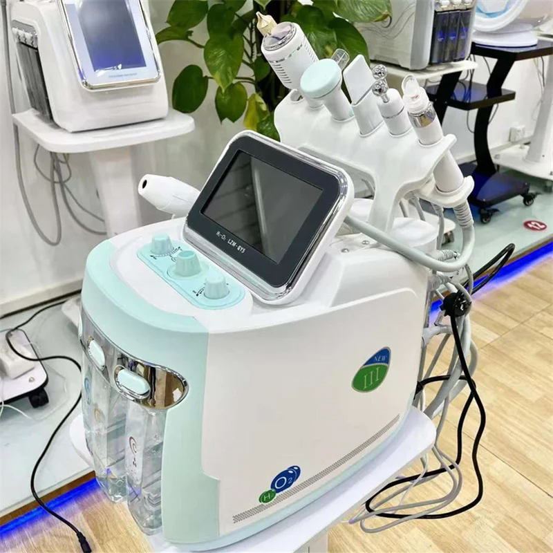 2023s Multifunctional Skin Spa Hydra Dermabrasion Machine with Skin Detector 7 In 1 H2o2 Small Bubble Dermabrasion Machine