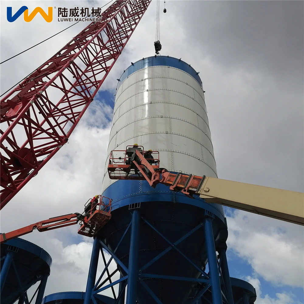 Cement Silo with Roof Structure and Steel Steel Structure