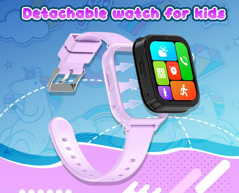 Jouet Portable Sim Avec Localiser Garcon Petits Telephone 4G Electrique Gps Des Fille Pour Montre Connectee Enfants