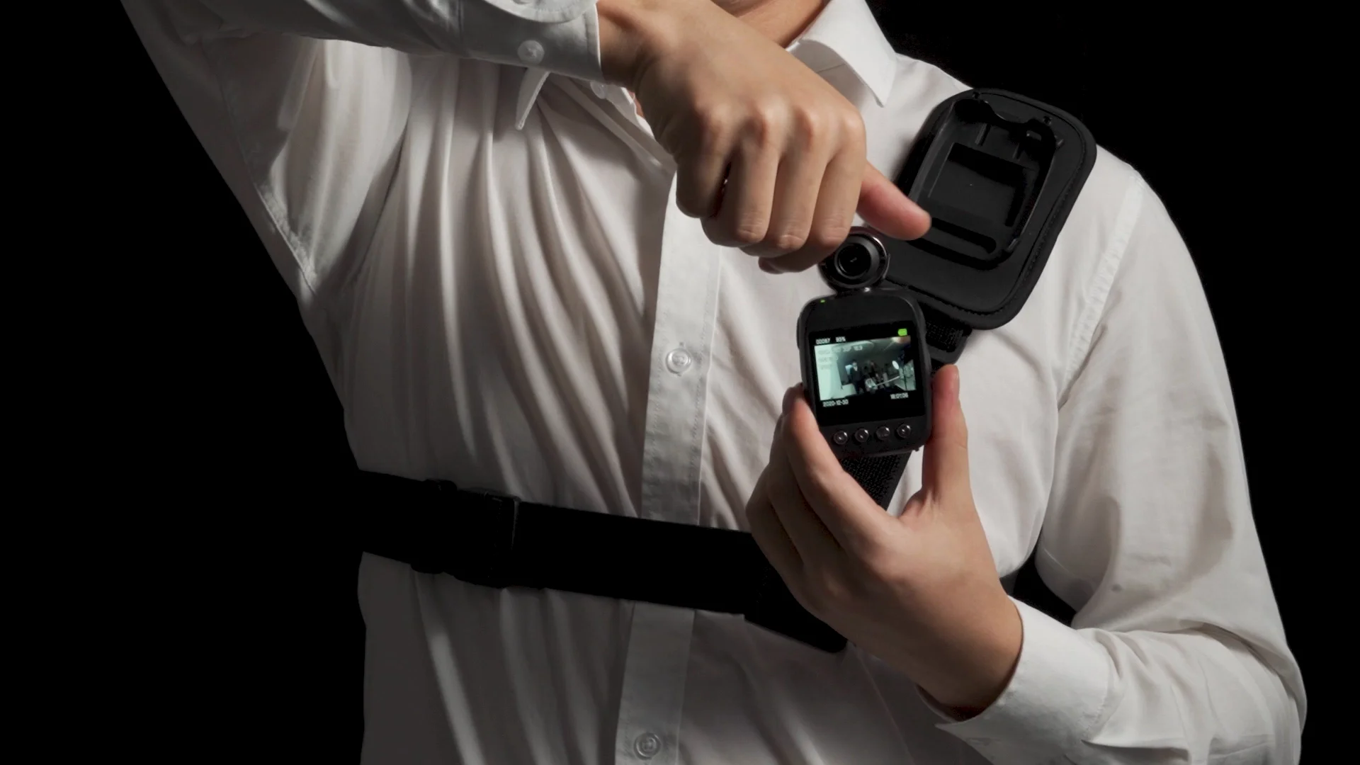 Body Worn Camera Articulated Camera Head Design Pe Model Type Q1 With Ce Fcc Gps 1080p Ip68 H