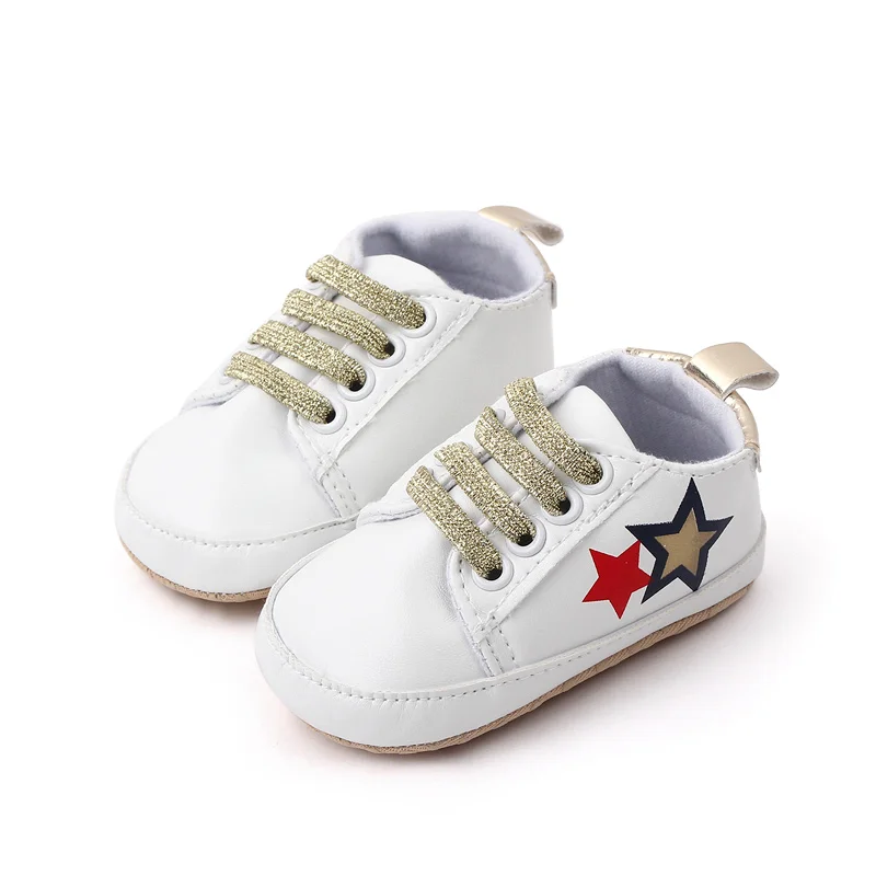 Hot selling cheap white sport newborn infant baby sport shoes for boys and girls supplier