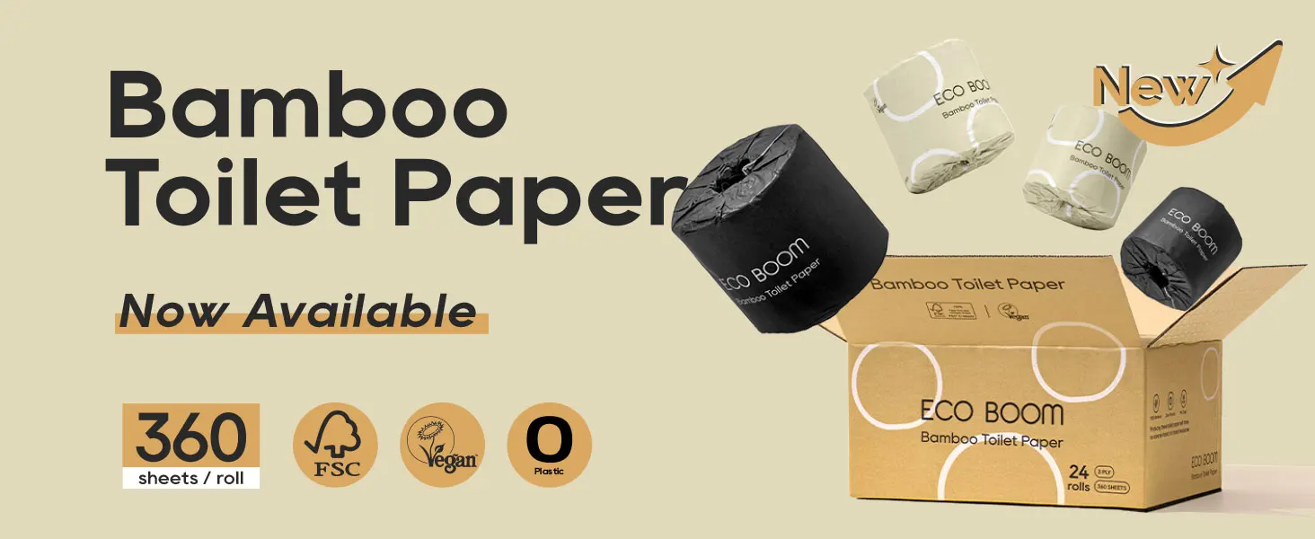OEM Toilet natural color tissue absorbent hand bamboo paper towel use for toilet
