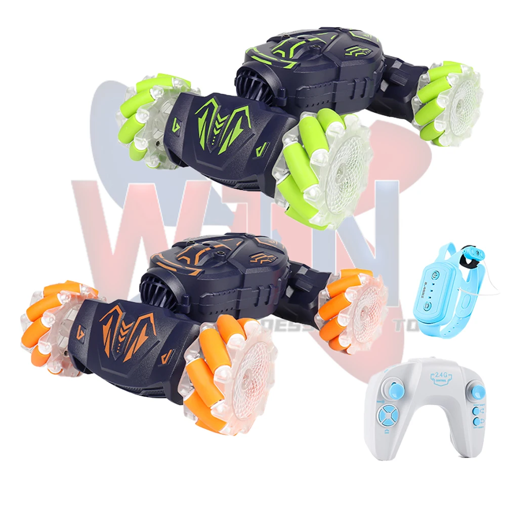 Kids Radio Control Electric Distortion Rc Car Off-road Vehicle 360 Rotation Flip Racing Car With Light Music Rc Stunt Car Toys