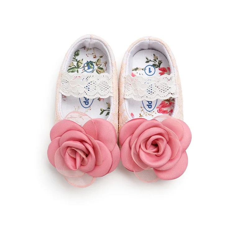 Zapatos Para Caminar Para Niña De A 24 Meses,Diseño De Hilo Con Flores,Zapatos De Princesa Antideslizantes,Suela Suave,Moda Para Recién Nacido - Buy Zapatos Para Caminar Para Princesa,Zapatos De Suela