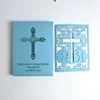 Blue invitation box+blue laser cut card